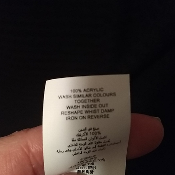 🆕⭐GORGEOUS⭐Misguided BLACK SWEATER/DRESS NWT - Picture 8 of 8